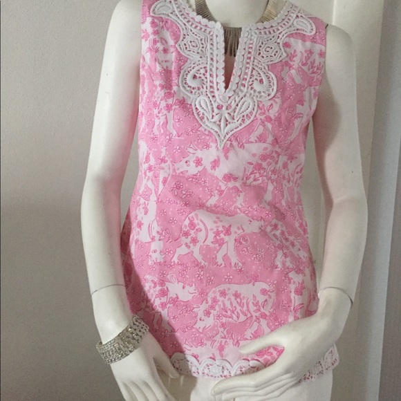 Lilly Pulitzer Tops - Lilly Pulitzer Running for the roses Blouse